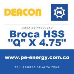 Deacon Broca HSS "Q" X 4.75" - Deacon Broca HSS "Q" X 4.75"