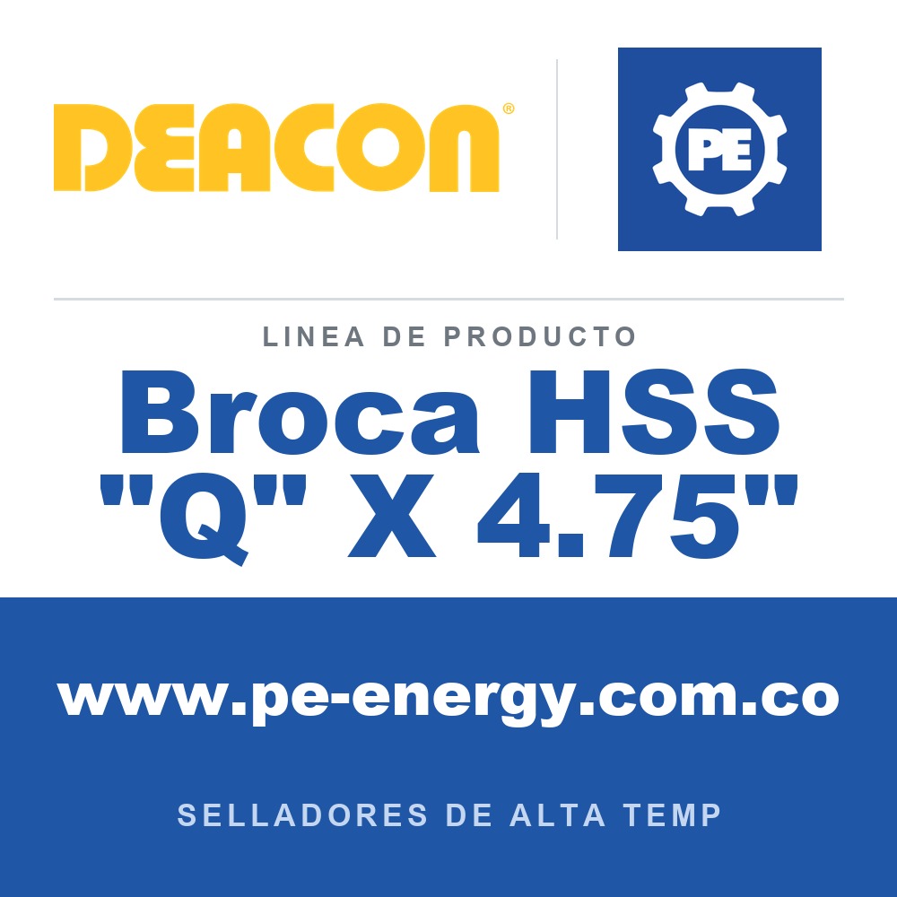 Deacon Broca HSS "Q" X 4.75" - Deacon Broca HSS "Q" X 4.75"