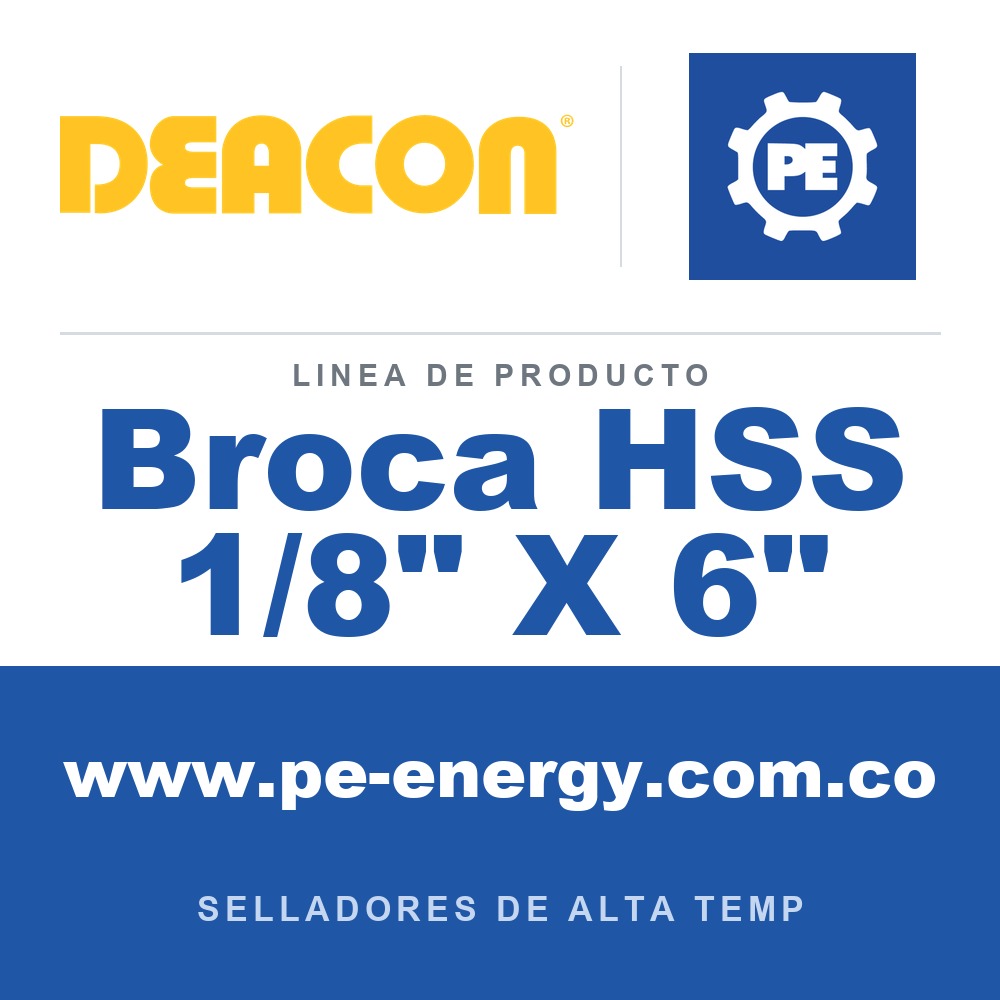 Deacon Broca HSS 1/8" X 6" - Deacon Broca HSS 1/8" X 6"