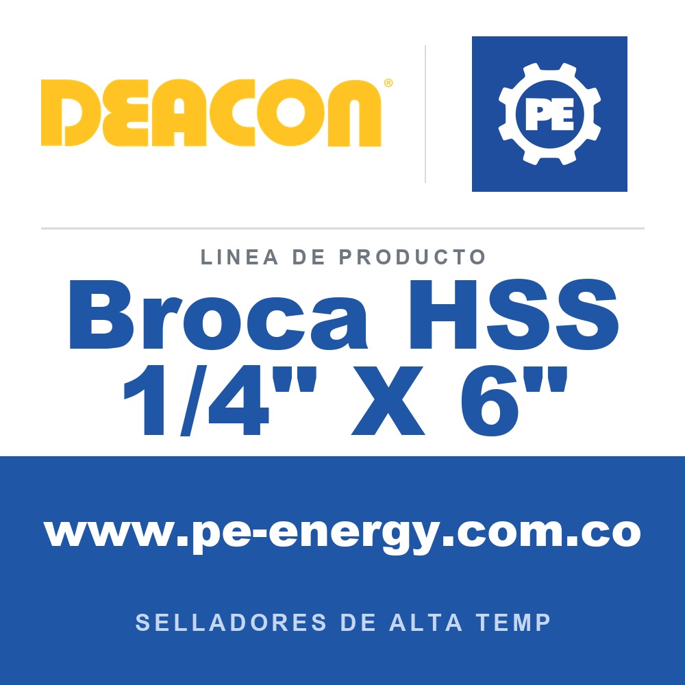 Deacon Broca HSS 1/4" X 6" - Deacon Broca HSS 1/4" X 6"