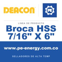 Deacon Broca HSS 7/16" X 6" - Deacon Broca HSS 7/16" X 6"