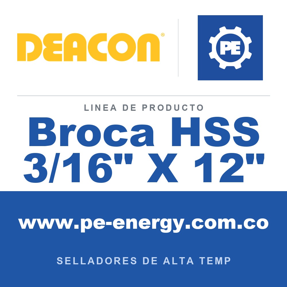 Deacon Broca HSS 3/16" X 12" - Deacon Broca HSS 3/16" X 12"