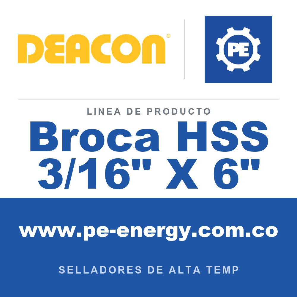 Deacon Broca HSS 3/16" X 6" - Deacon Broca HSS 3/16" X 6"