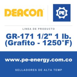 Deacon GR-171 1/2" 1 lb. (Grafito - 1250°F) - Deacon GR-171 1/2" 1 lb. (Grafito - 1250°F)