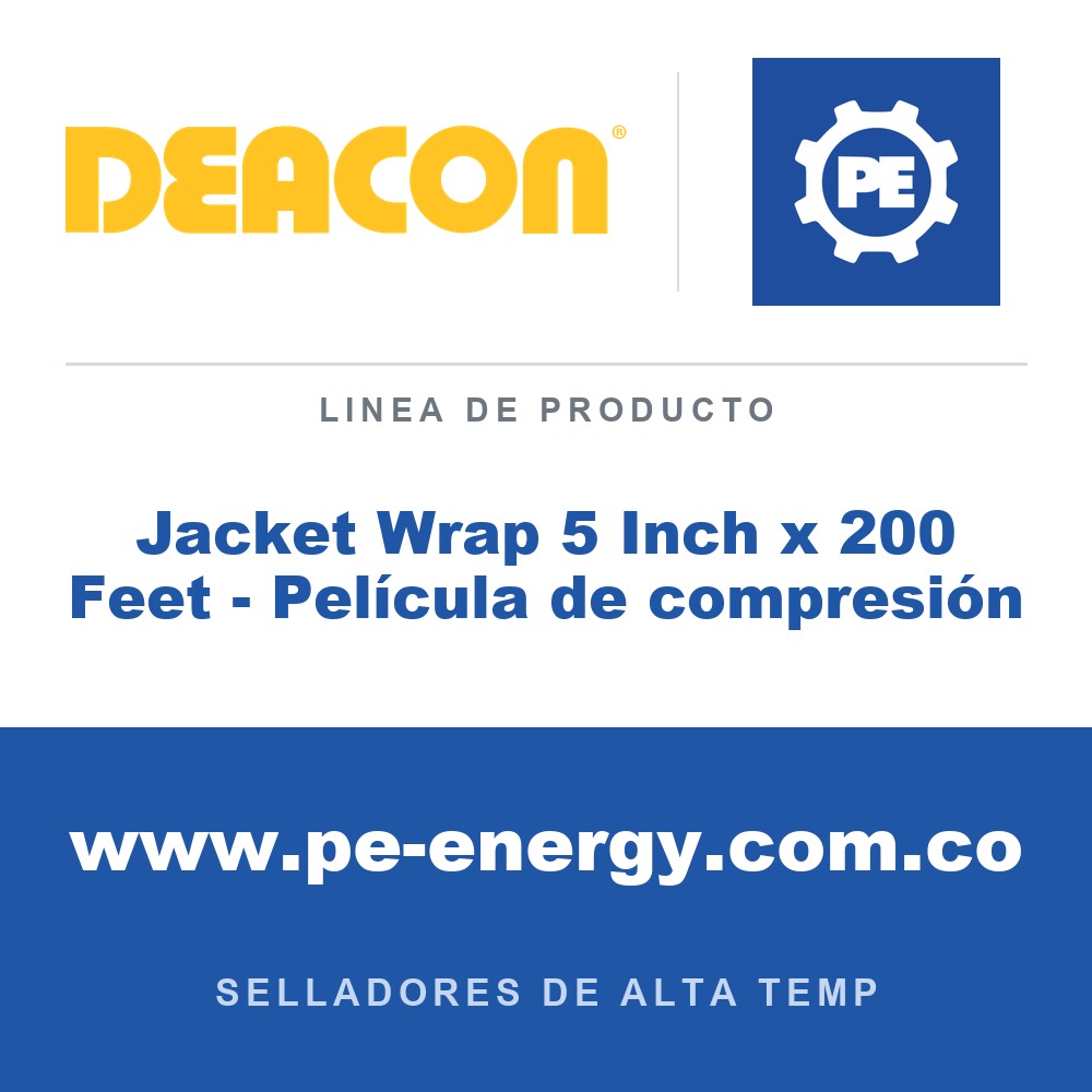 Deacon Jacket Wrap 5 Inch x 200 Feet - Película de compresión - Deacon Jacket Wrap 5 Inch x 200 Feet - Película de compresión