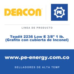 Deacon Teadit 2236 Low E 3/8" 1 lb. (Grafito con cubierta de Inconel) - Deacon Teadit 2236 Low E 3/8" 1 lb. (Grafito con cubierta de Inconel)