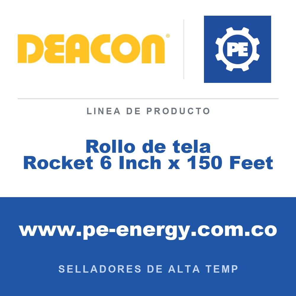 Deacon Rollo de tela Rocket 6 Inch x 150 Feet - Deacon Rollo de tela Rocket 6 Inch x 150 Feet