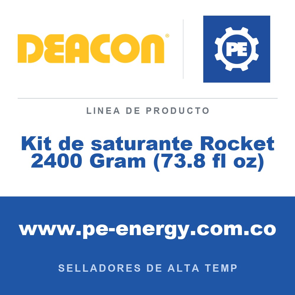 Deacon Kit de saturante Rocket 2400 Gram (73.8 fl oz) - Deacon Kit de saturante Rocket 2400 Gram (73.8 fl oz)