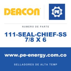 Deacon 111-SEAL-CHIEF-SS 7/8 X 6 - Deacon Seal-Chief-SS Selladores de grado nuclear, paquete de 24