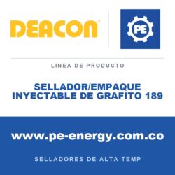 Deacon SELLADOR/EMPAQUE INYECTABLE DE GRAFITO 189 - Sellador/empaque inyectable de grafito Deacon 189