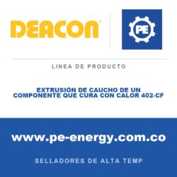 Deacon EXTRUSIÓN DE CAUCHO DE UN COMPONENTE QUE CURA CON CALOR 402-CF - Extrusión de caucho de un componente que cura con calor Deacon 402-CF
