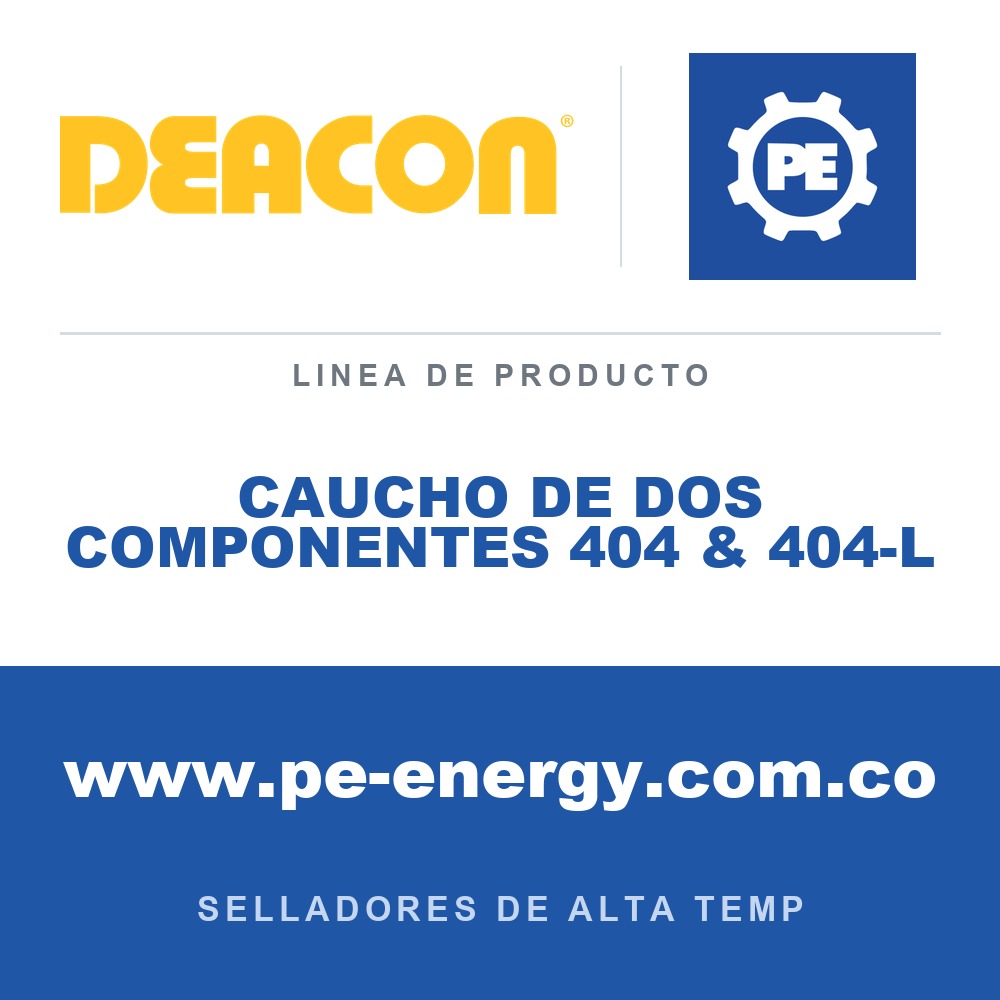 Deacon CAUCHO DE DOS COMPONENTES 404 & 404-L - Caucho de dos componentes Deacon 404 & 404-L