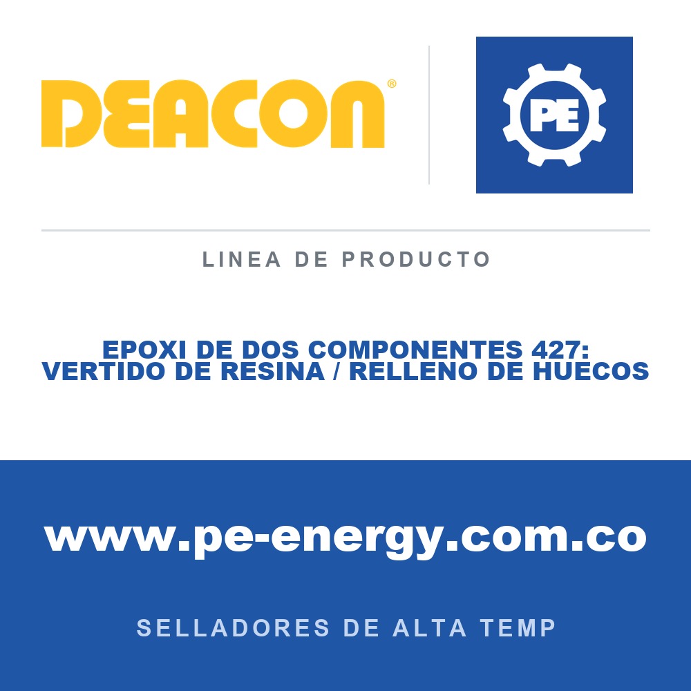 Deacon EPOXI DE DOS COMPONENTES 427: VERTIDO DE RESINA / RELLENO DE HUECOS - Epoxi de dos componentes Deacon 427: vertido de resina / relleno de huecos