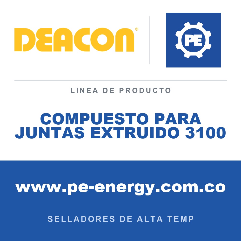Deacon COMPUESTO PARA JUNTAS EXTRUIDO 3100 - Compuesto para juntas extruido Deacon 3100