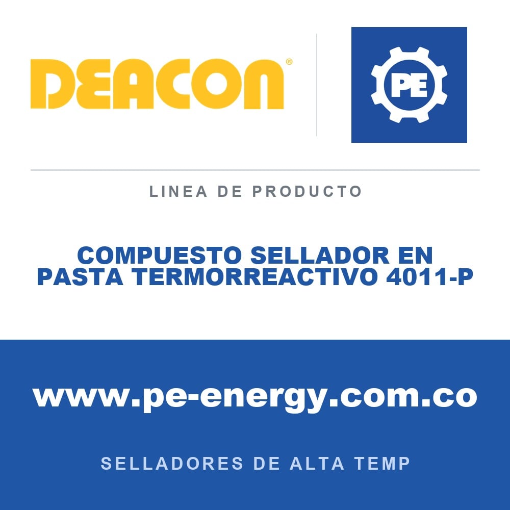 Deacon COMPUESTO SELLADOR EN PASTA TERMORREACTIVO 4011-P - Compuesto sellador en pasta termorreactivo Deacon 4011-P