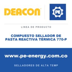 Deacon COMPUESTO SELLADOR DE PASTA REACTIVA TÉRMICA 770-P - Compuesto sellador de pasta reactiva térmica Deacon 770-P