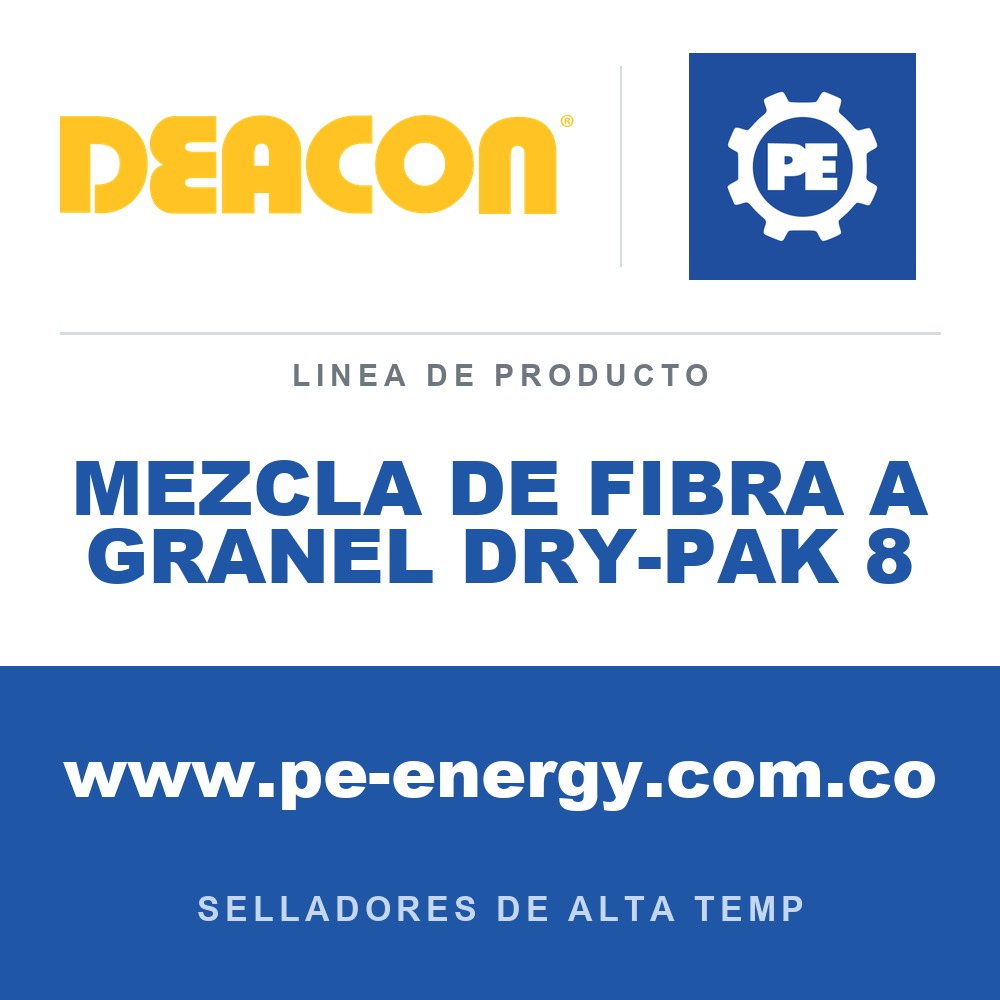 Deacon MEZCLA DE FIBRA A GRANEL DRY-PAK 8 - Mezcla de fibra a granel Deacon Dry-Pak 8