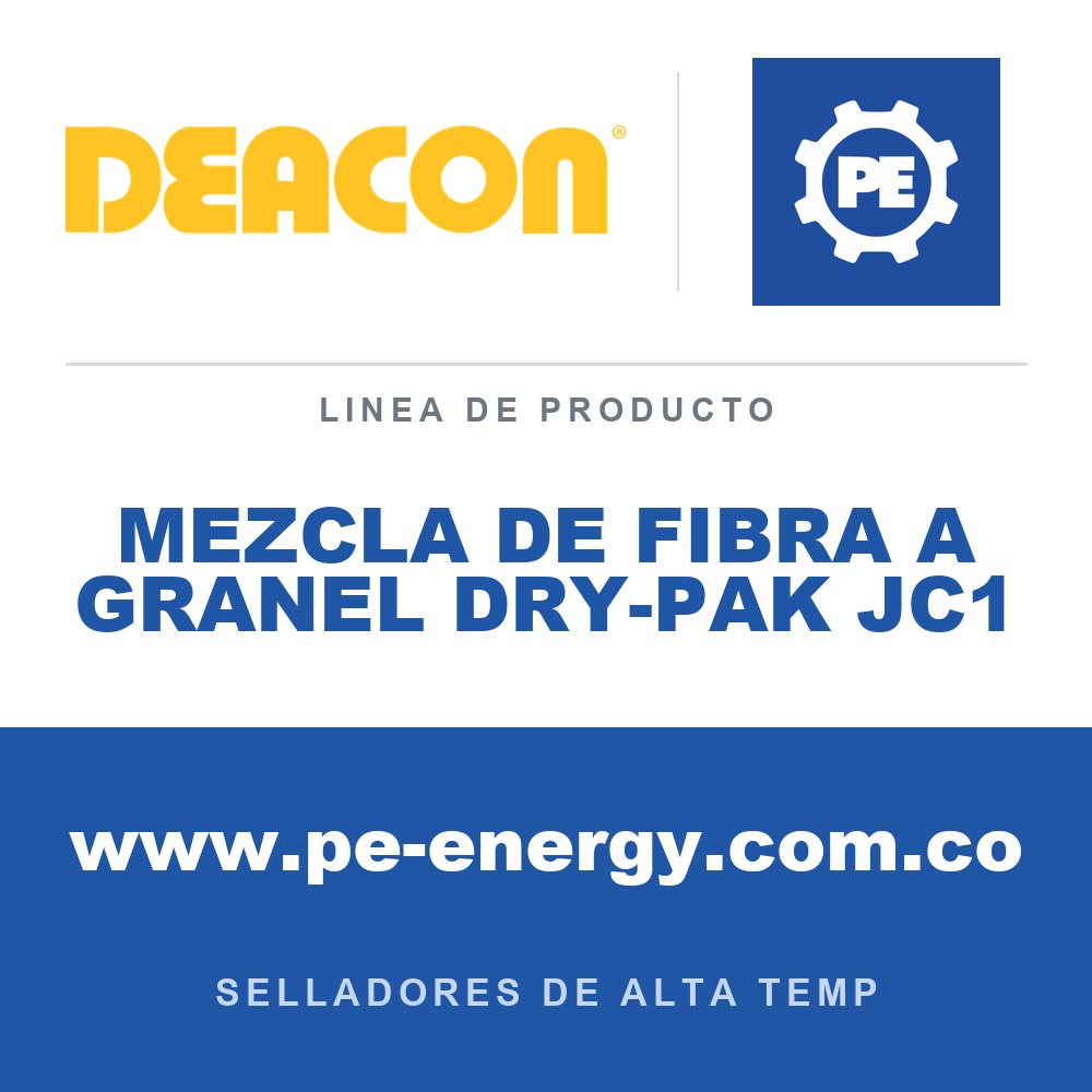 Deacon MEZCLA DE FIBRA A GRANEL DRY-PAK JC1 - Mezcla de fibra a granel Deacon Dry-Pak JC1