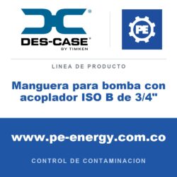 Des-Case Manguera para bomba con acoplador ISO B de 3/4" - Des-Case Manguera para bomba con acoplador ISO B de 3/4"