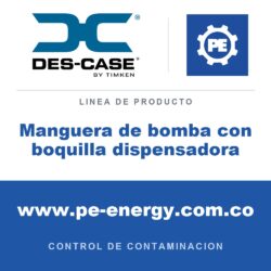 Des-Case Manguera de bomba con boquilla dispensadora - Des-Case Manguera de bomba con boquilla dispensadora