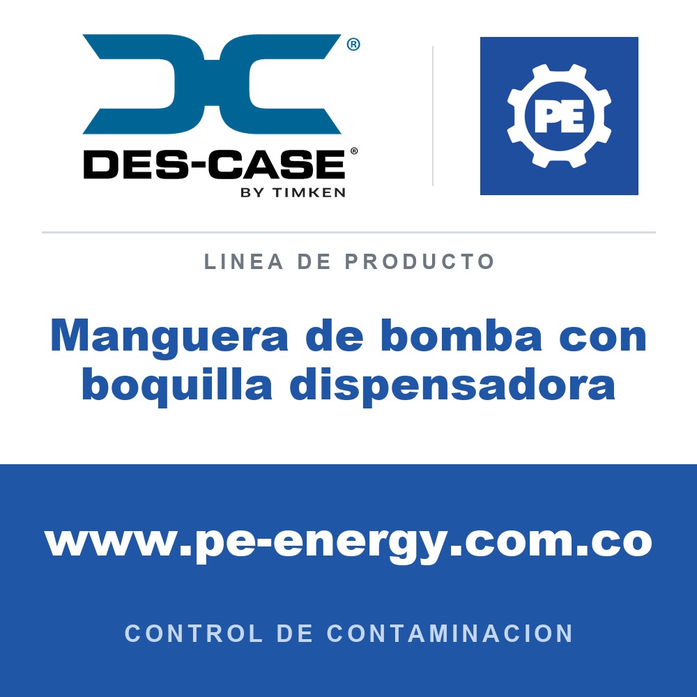 Des-Case Manguera de bomba con boquilla dispensadora - Des-Case Manguera de bomba con boquilla dispensadora