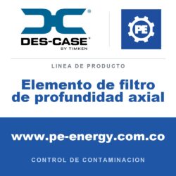 Des-Case Elemento de filtro de profundidad axial - Des-Case Elemento de filtro de profundidad axial