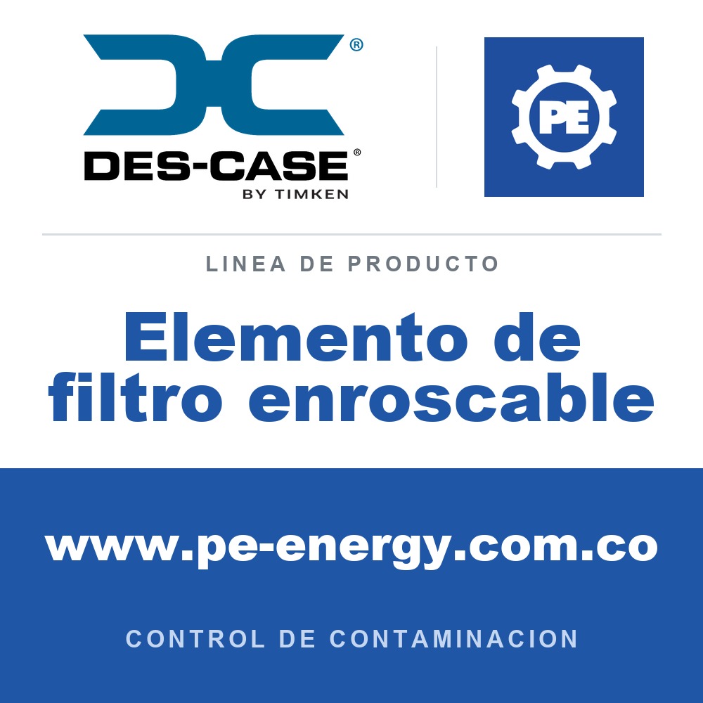 Des-Case Elemento de filtro enroscable - Des-Case Elemento de filtro enroscable