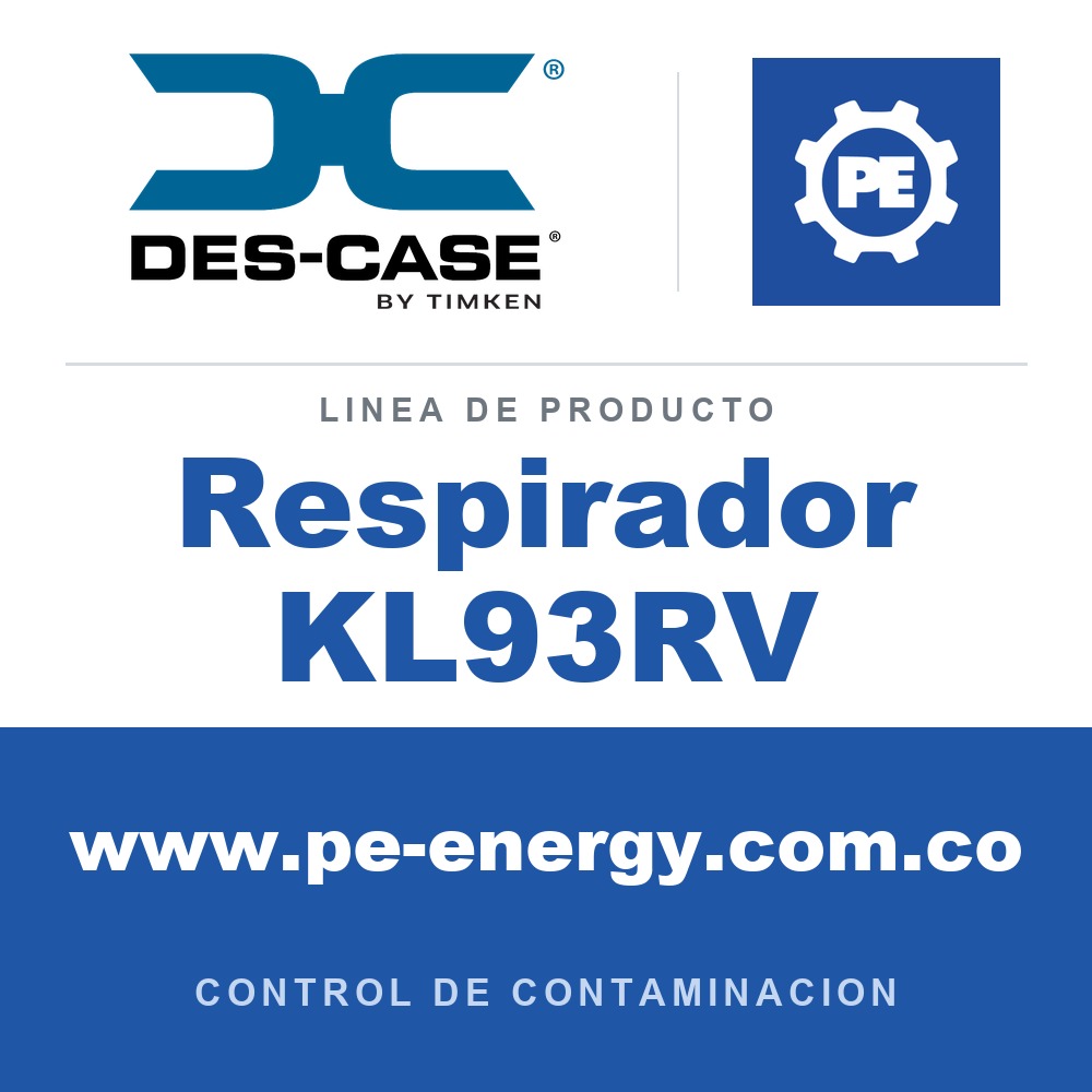 Des-Case Respirador KL93RV - Des-Case Respirador KL93RV
