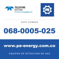 Detcon 068-0005-025 - Teledyne Detcon 068-0005-025 Tubería TEFLON PFA, diámetro exterior de 1/4", 25'