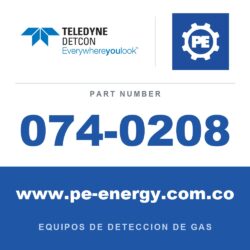 Detcon 074-0208 - Teledyne Detcon 074-0208 Pieza en T de Tygon (para sistema de dilución)