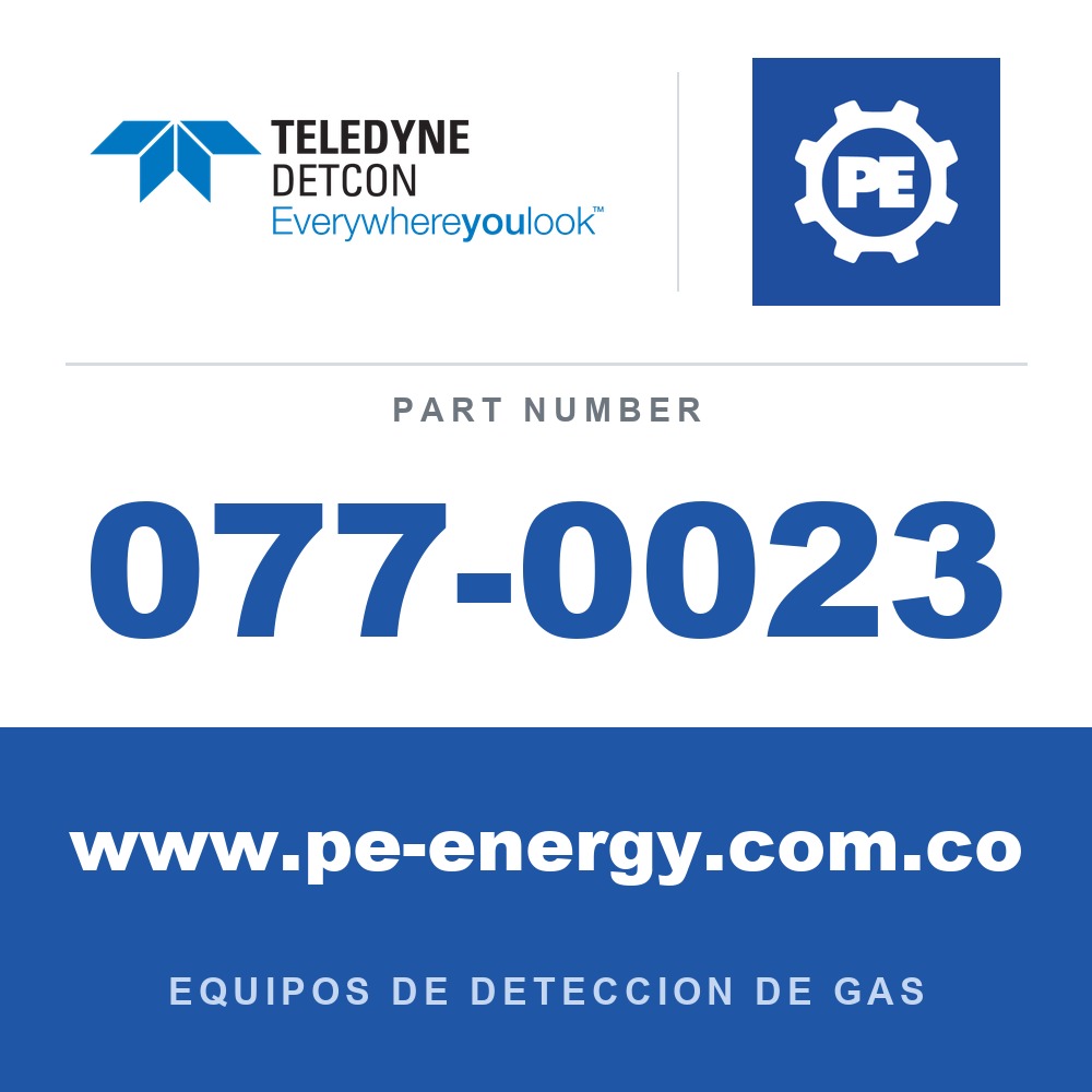 Detcon 077-0023 - Teledyne Detcon 077-0023 Estuche rígido de transporte para 58L/103L