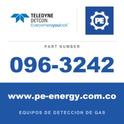Detcon 096-3242 - Teledyne Detcon 096-3242 Ensamblaje del adaptador de calibración (No ATEX)