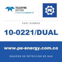 Detcon 10-0221/DUAL - Teledyne Detcon 10-0221/DUAL Tarjeta de entrada doble de 4-20mA