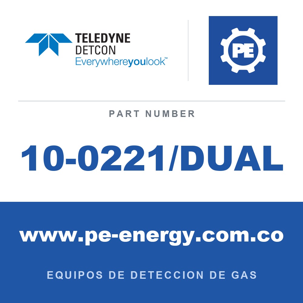 Detcon 10-0221/DUAL - Teledyne Detcon 10-0221/DUAL Tarjeta de entrada doble de 4-20mA