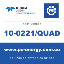 Detcon 10-0221/QUAD - Teledyne Detcon 10-0221/QUAD Tarjeta de entrada cuádruple de 4-20mA