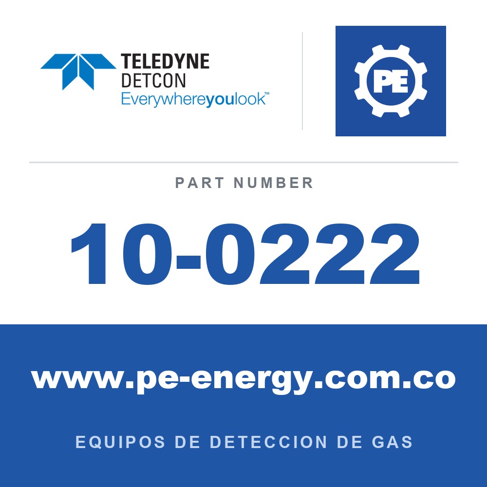 Detcon 10-0222 - Teledyne Detcon 10-0222 Tarjeta de opción de seis relés