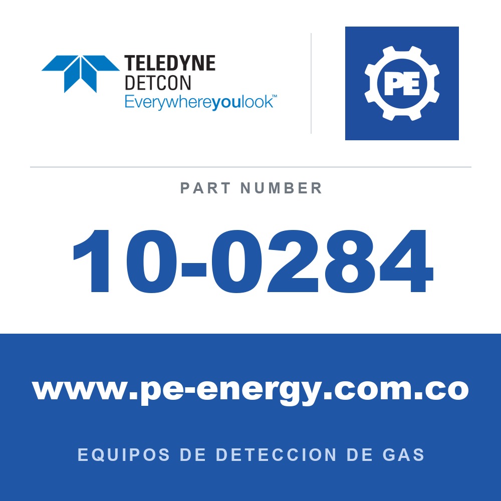 Detcon 10-0284 - Teledyne Detcon 10-0284 Estrobo local rojo para Div 2
