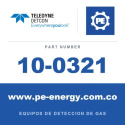 Detcon 10-0321 - Teledyne Detcon 10-0321 Placa de expansión de posición en rack de 19" (añade hasta 6 posiciones opcionales)
