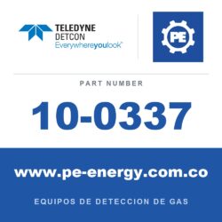 Detcon 10-0337 - Teledyne Detcon 10-0337 Alarma sonora piezoeléctrica de 100 dB (opción para controladores 7200 Plus / ViewSmart 200 series)