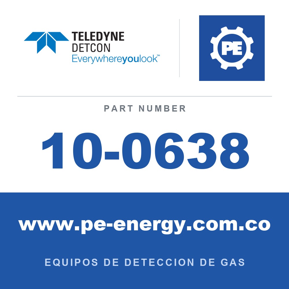 Detcon 10-0638 - Teledyne Detcon 10-0638 Tarjeta de opción de entrada analógica