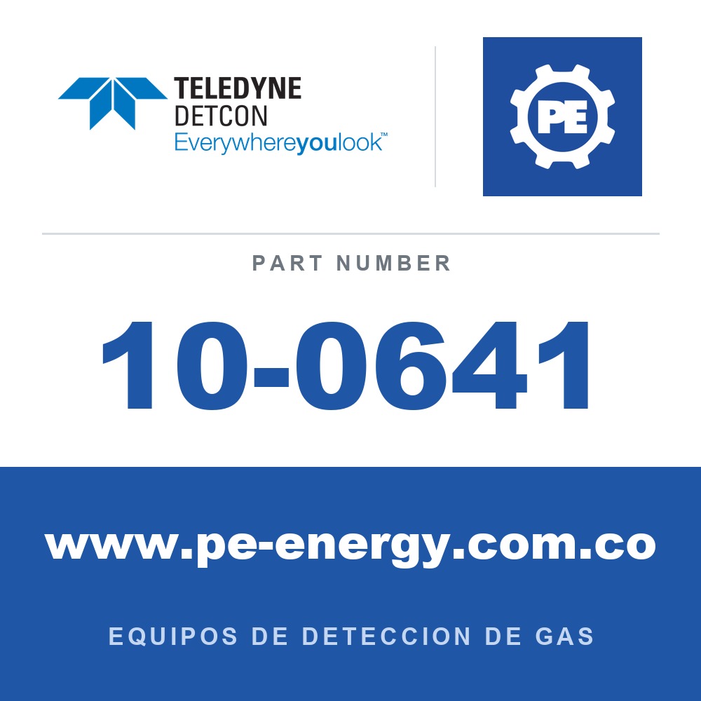 Detcon 10-0641 - Teledyne Detcon 10-0641 Tarjeta de opción de relé discreto