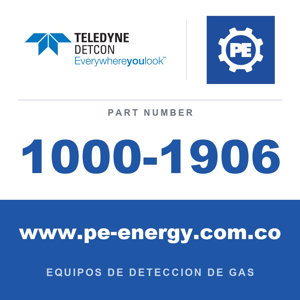 Detcon 1000-1906 - Teledyne Detcon 1000-1906 Luz doble/Piezo