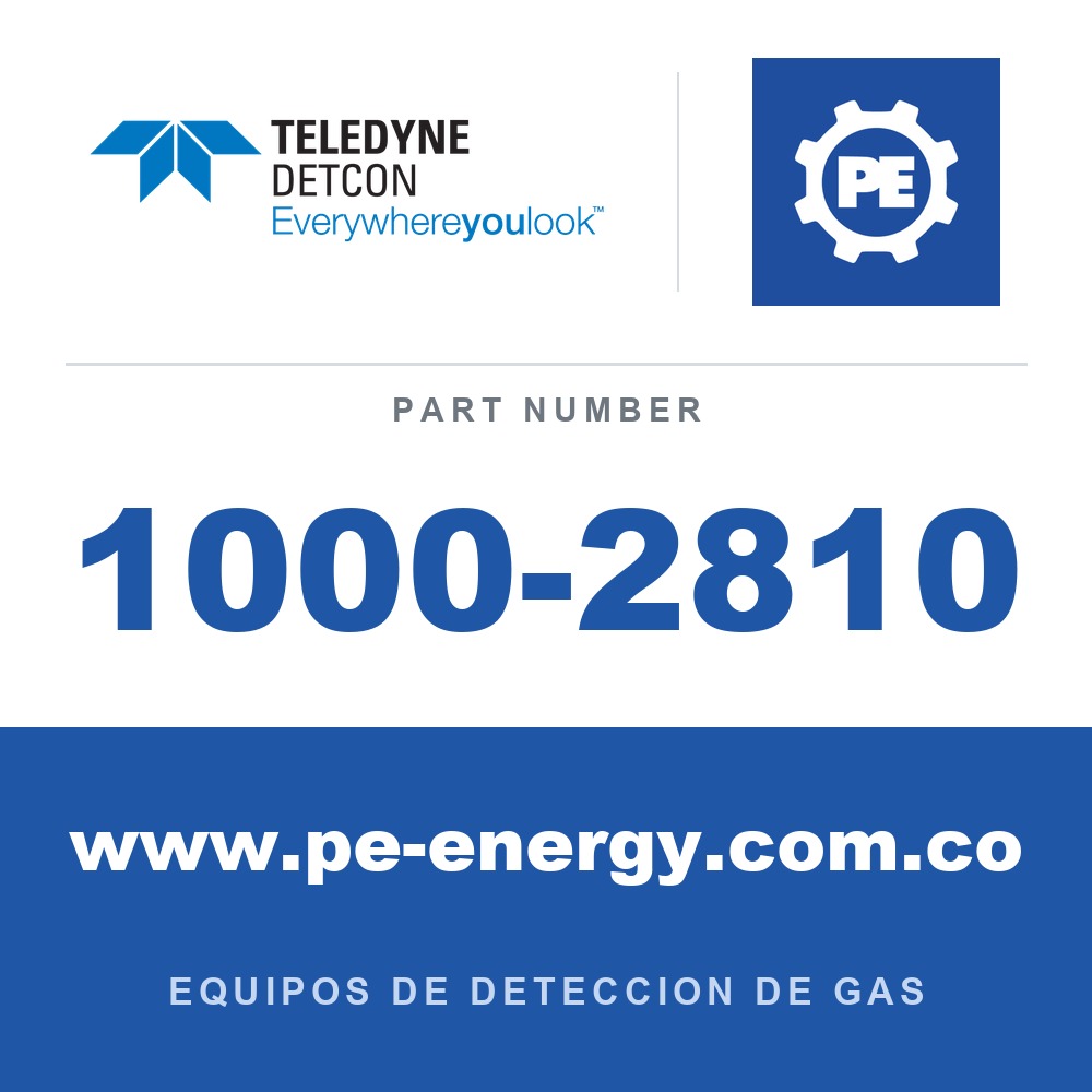 Detcon 1000-2810 - Teledyne Detcon 1000-2810 Estrobo local rojo GP