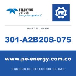 Detcon 301-A2B20S-075 - Teledyne Detcon 301-A2B20S-075 Latón 3/4" NPT / cable 7