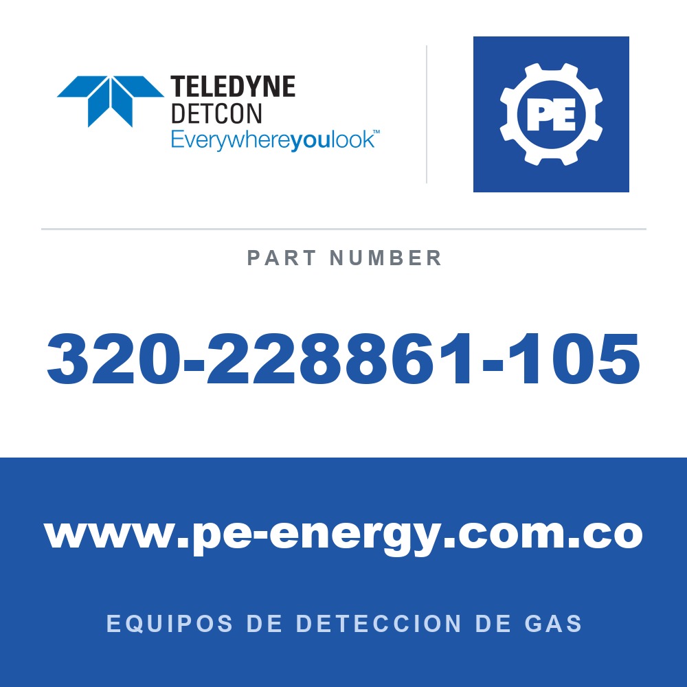 Detcon 320-228861-105 - Teledyne Detcon 320-228861-105 Disyuntor de 5 amperios