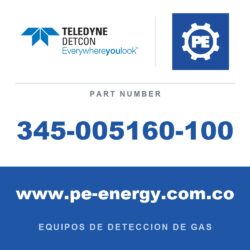 Detcon 345-005160-100 - Teledyne Detcon 345-005160-100 Reemplazo de pantalla LED alimentada por lazo