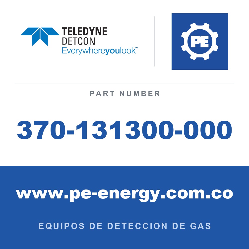 Detcon 370-131300-000 - Teledyne Detcon 370-131300-000 Sensor enchufable de HCN, Cianuro de hidrógeno para DM-500