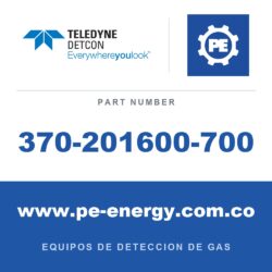 Detcon 370-201600-700 - Teledyne Detcon 370-201600-700 Sensor enchufable de gas combustible 0-100% LEL para FP-700