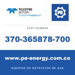 Detcon 370-365878-700 - Teledyne Detcon 370-365878-700 CO2, Dióxido de carbono 0-5% Vol