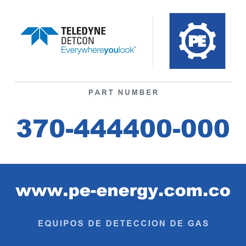 Detcon 370-444400-000 - Teledyne Detcon 370-444400-000 CO, sensor enchufable de monóxido de carbono para DM-500